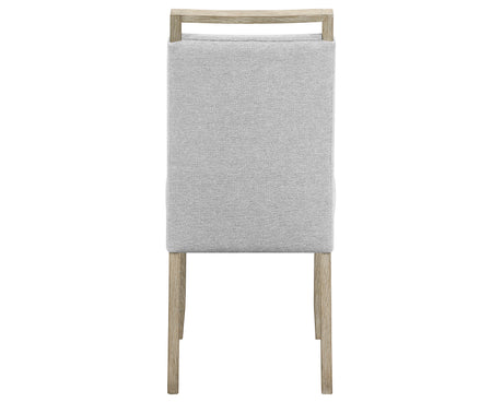 Hazel Light Gray Dining Chair, Set of 2 from Crown Mark - Luna Furniture