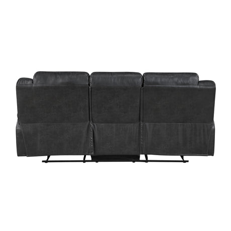 Hazen Black Reclining Living Room Set from Homelegance - Luna Furniture