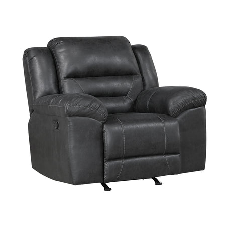 Hazen Black Reclining Living Room Set from Homelegance - Luna Furniture