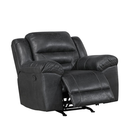 Hazen Black Reclining Living Room Set from Homelegance - Luna Furniture