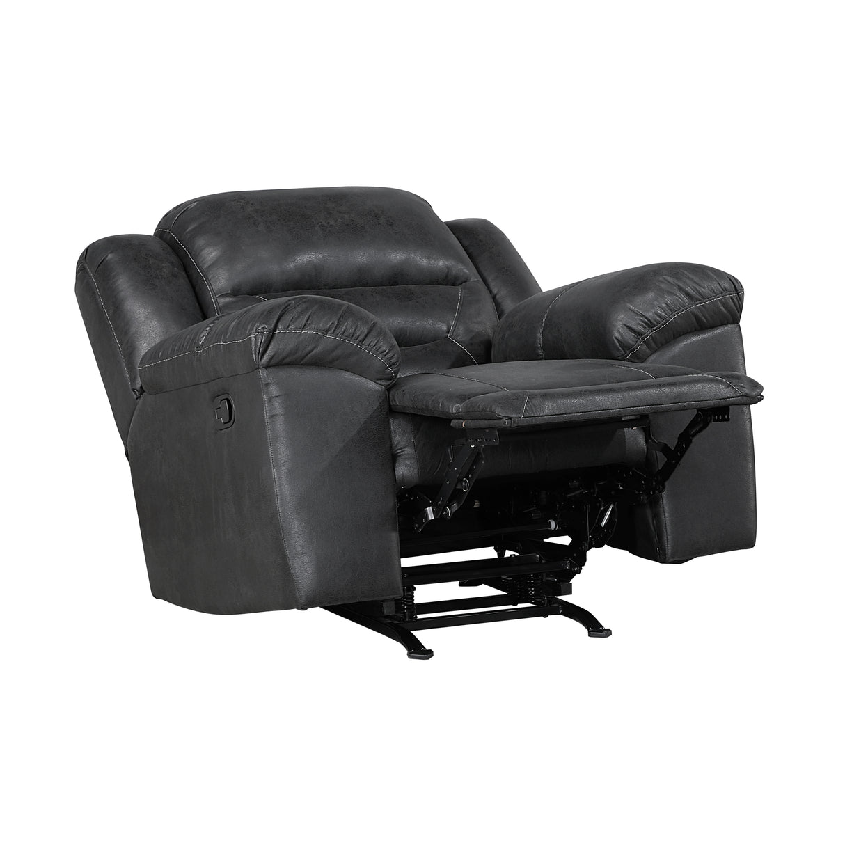 Hazen Black Reclining Living Room Set from Homelegance - Luna Furniture