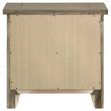 Hazlewood Vineyard Oak 2-Drawer Nightstand from Coaster - Luna Furniture