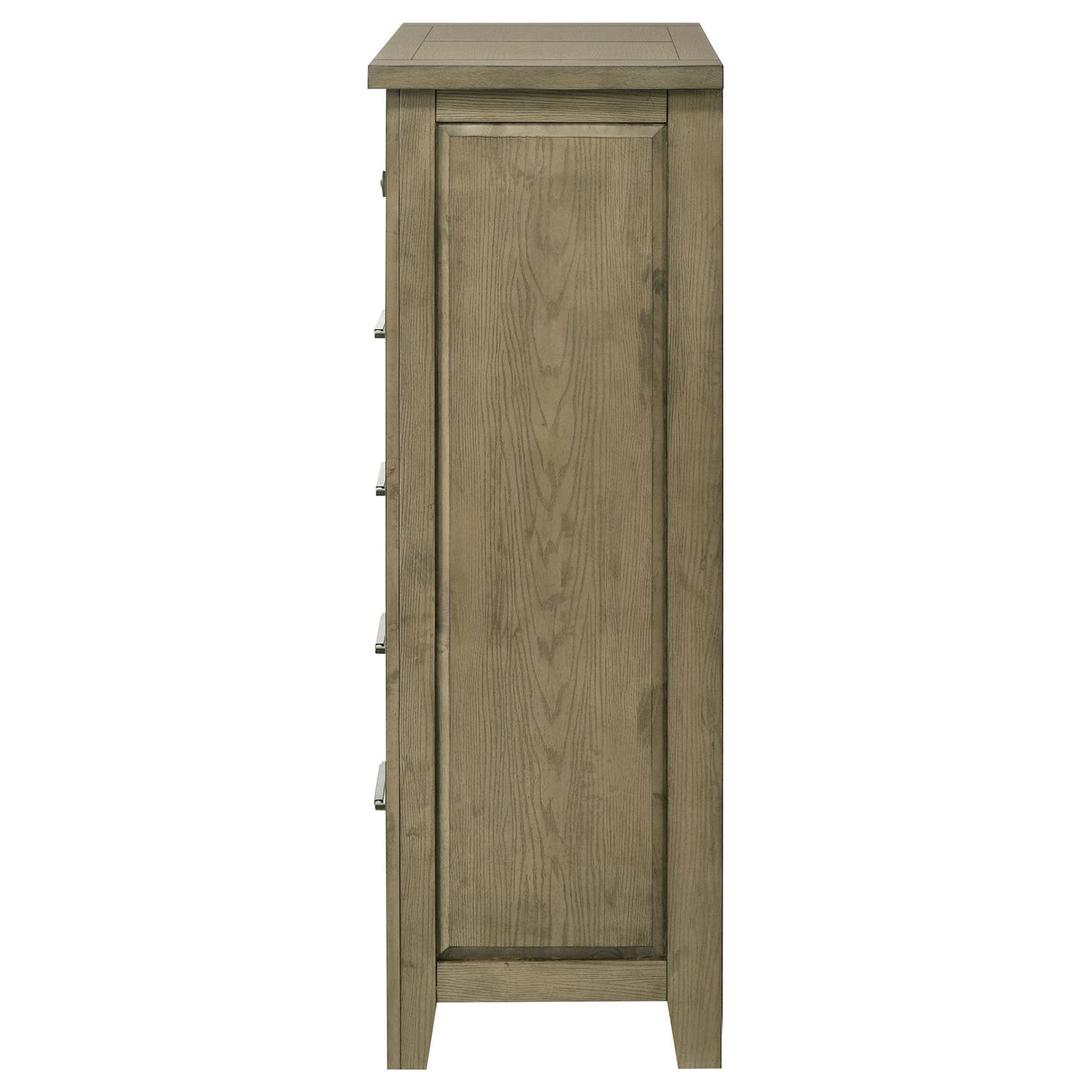 Hazlewood Vineyard Oak 5-Drawer Bedroom Chest from Coaster - Luna Furniture