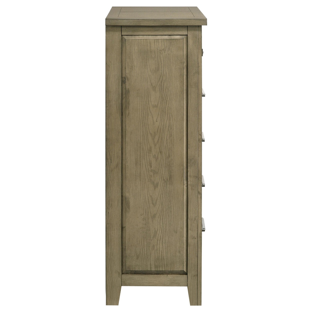 Hazlewood Vineyard Oak 5-Drawer Bedroom Chest from Coaster - Luna Furniture