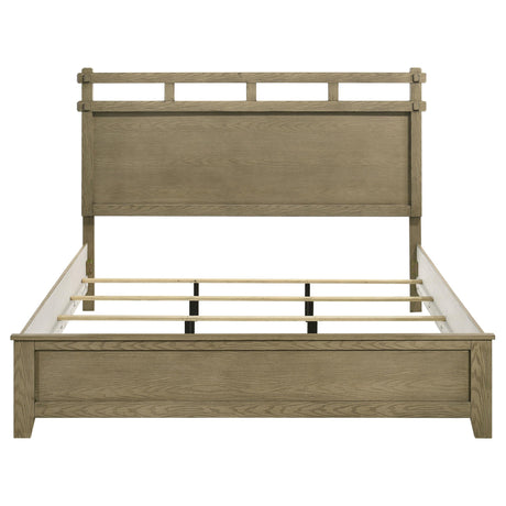 Hazlewood Vineyard Oak 59-inch Eastern King Panel Bed from Coaster - Luna Furniture
