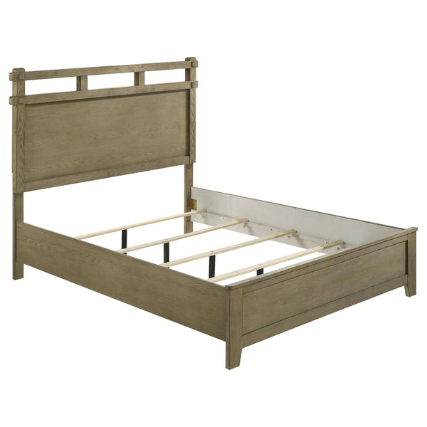 Hazlewood Vineyard Oak 59-inch Queen Panel Bed