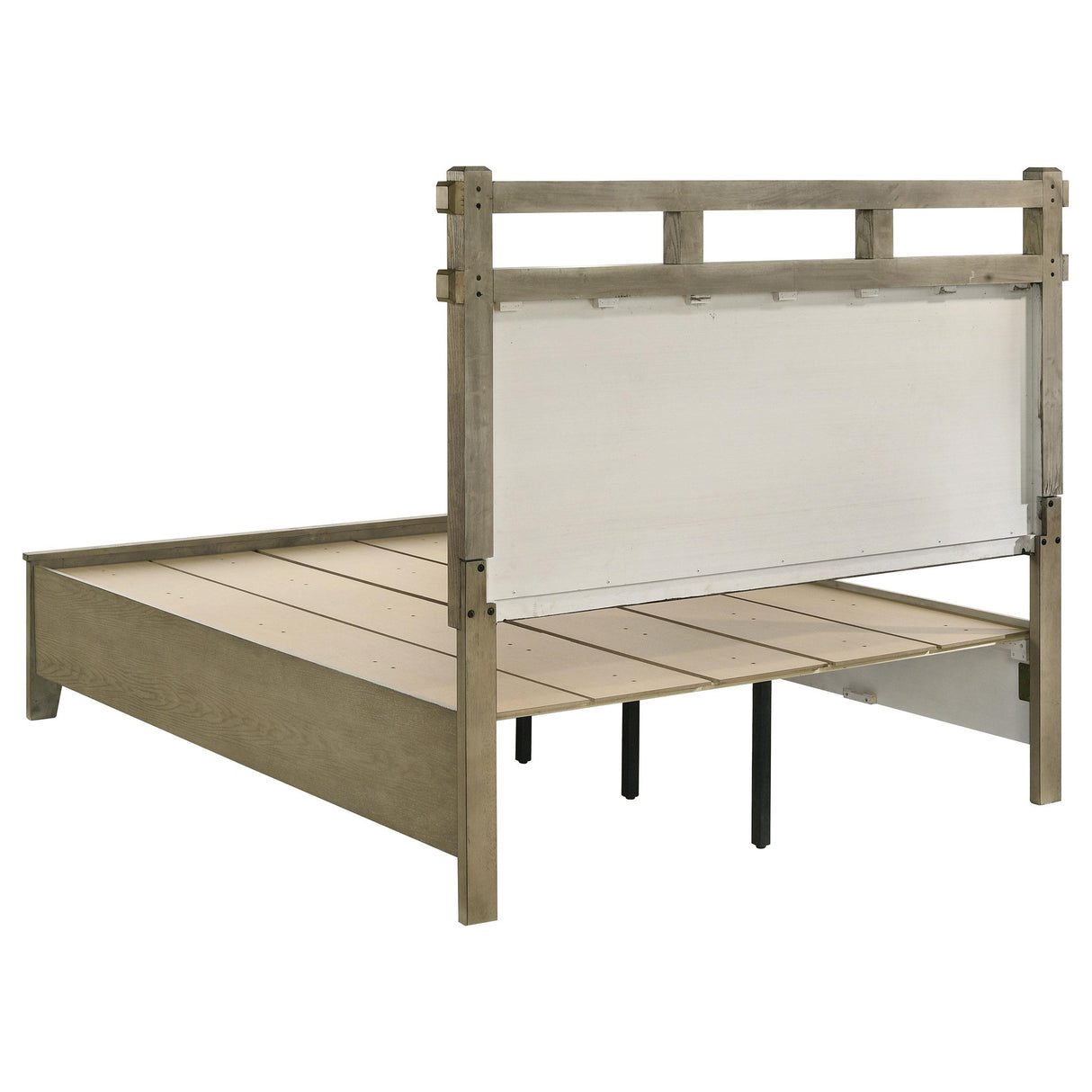 Hazlewood Vineyard Oak 59-inch Queen Panel Storage Bed from Coaster - Luna Furniture