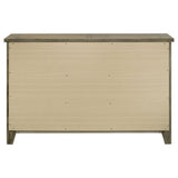 Hazlewood Vineyard Oak 6-Drawer Bedroom Dresser from Coaster - Luna Furniture