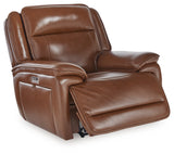 Healy Pier Chocolate Power Recliner from Ashley Furniture - Luna Furniture