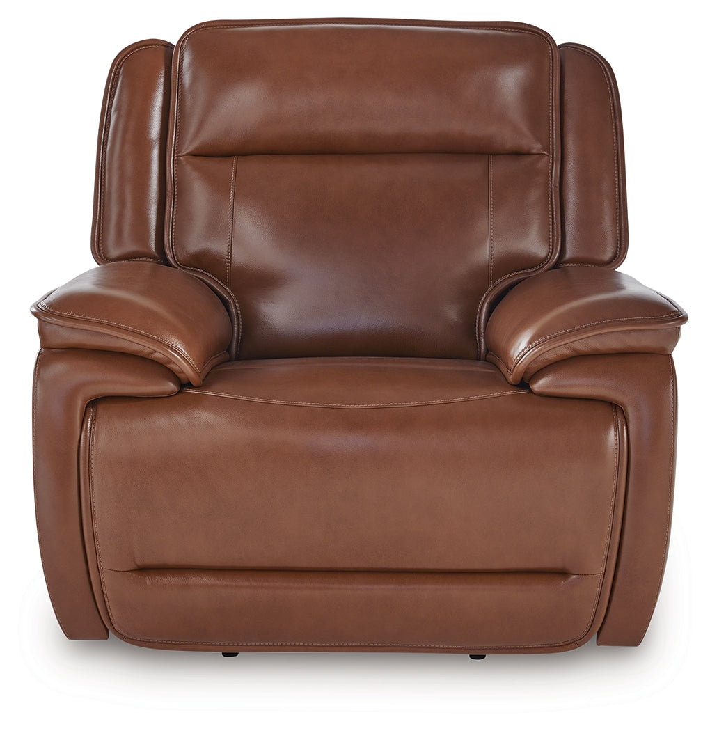 Healy Pier Chocolate Power Recliner - Luna Furniture