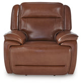 Healy Pier Chocolate Power Recliner from Ashley Furniture - Luna Furniture