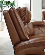 Healy Pier Chocolate Power Reclining Sofa and Loveseat from Ashley - Luna Furniture