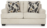 Heartcort Sofa, Loveseat, Chair and Ottoman in Quartz from Ashley - Luna Furniture