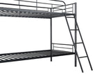 Hector Black Twin/Twin Metal Bunkbed from Furniture of America - Luna Furniture