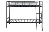 Hector Black Twin/Twin Metal Bunkbed from Furniture of America - Luna Furniture
