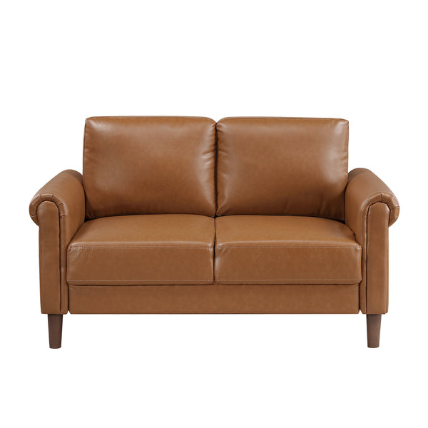 Hector Brown Loveseat