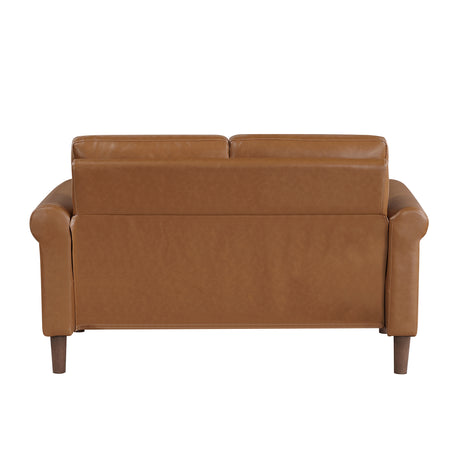 Hector Brown Loveseat from Homelegance - Luna Furniture