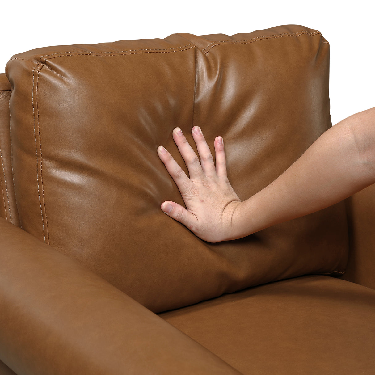 Hector Brown Loveseat from Homelegance - Luna Furniture
