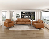 Hector Brown Loveseat from Homelegance - Luna Furniture