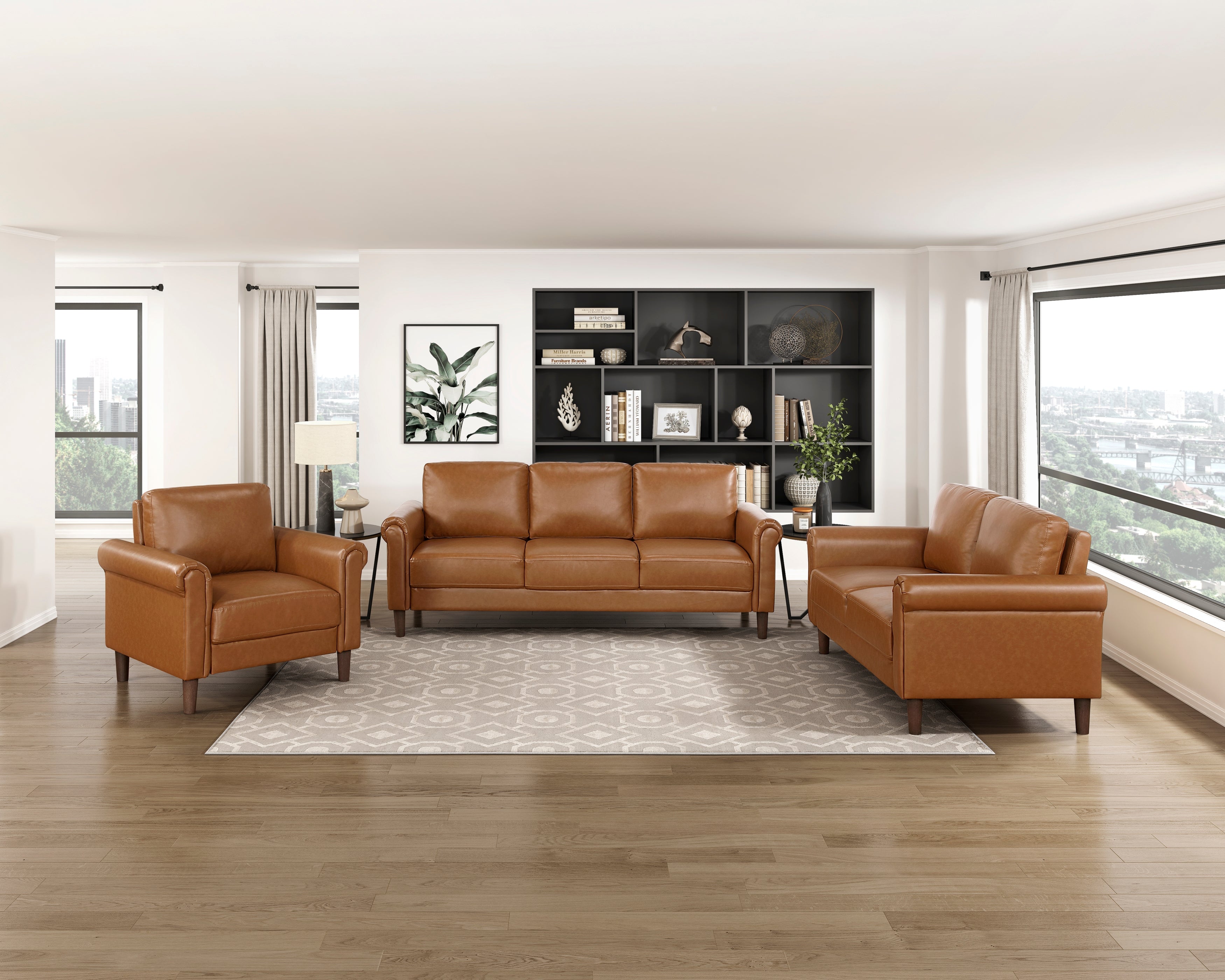 Hector Brown Living Room Set – Luna Furniture