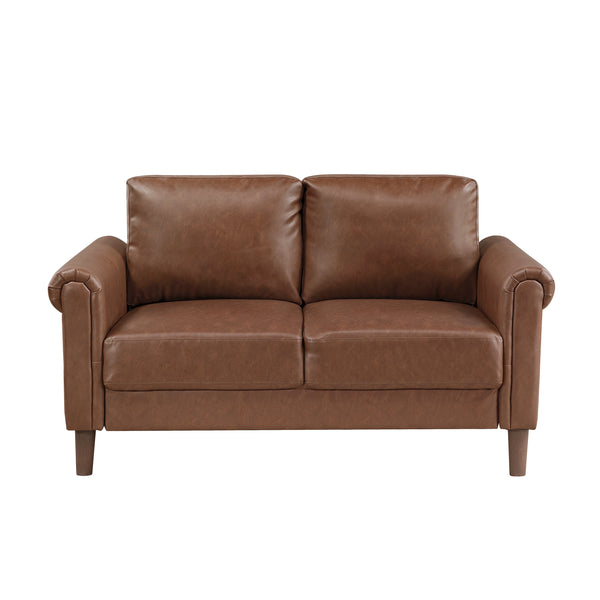 Hector Chocolate Loveseat