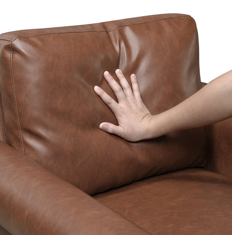 Hector Chocolate Loveseat from Homelegance - Luna Furniture