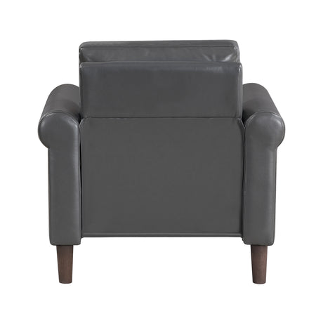 Hector Dark Gray Chair from Homelegance - Luna Furniture