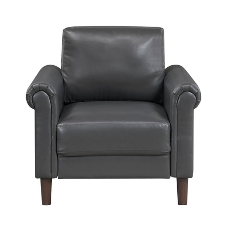 Hector Dark Gray Chair from Homelegance - Luna Furniture