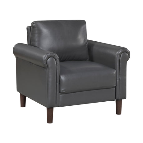 Hector Dark Gray Chair from Homelegance - Luna Furniture