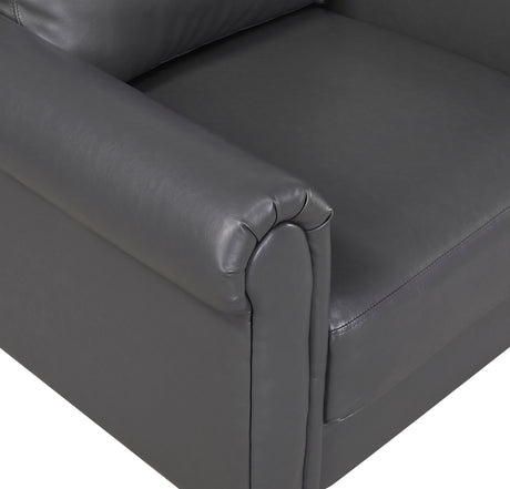 Hector Dark Gray Chair from Homelegance - Luna Furniture