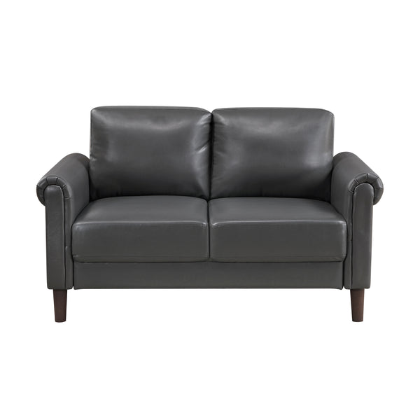 Hector Dark Gray Loveseat