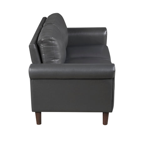 Hector Dark Gray Loveseat from Homelegance - Luna Furniture