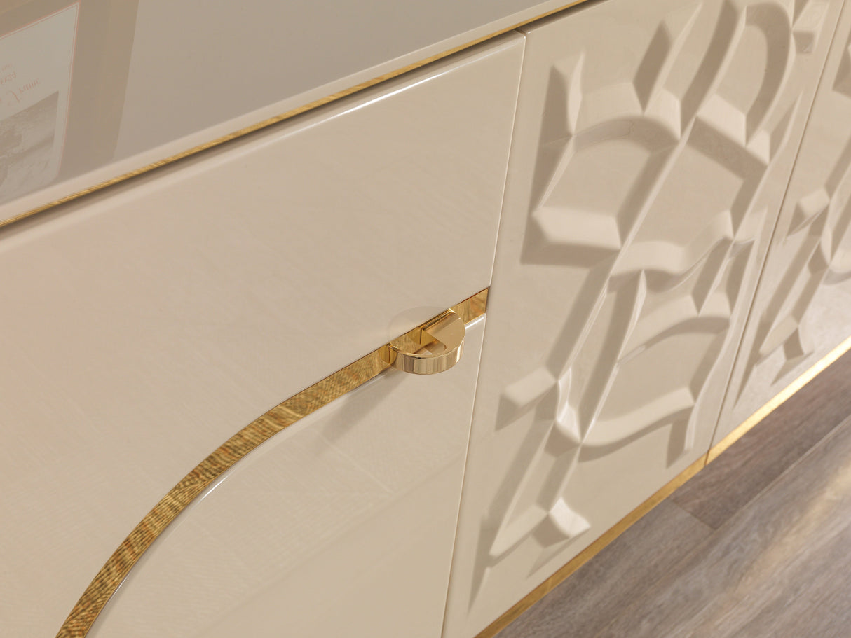 Helena Ivory Dining Server from Nova Furniture - Luna Furniture