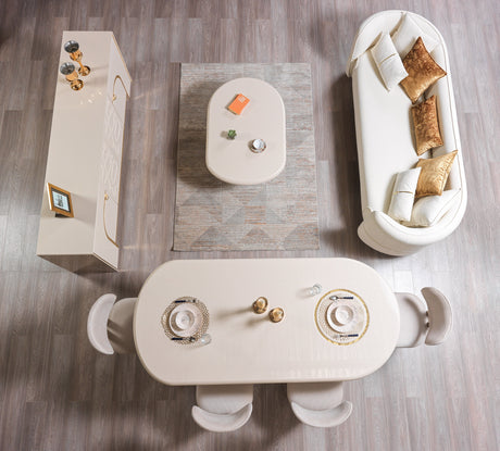 Helena Ivory Dining Server from Nova Furniture - Luna Furniture