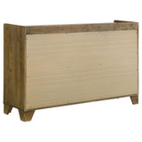 Henderson Medium Oak 4-Piece Eastern King Bedroom Set from Coaster - Luna Furniture