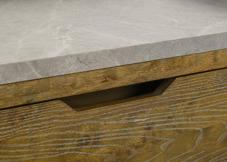 Henderson Medium Oak 4-Piece Queen Bedroom Set from Coaster - Luna Furniture