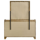 Henderson Medium Oak 6-Drawer Bedroom Dresser with Mirror from Coaster - Luna Furniture