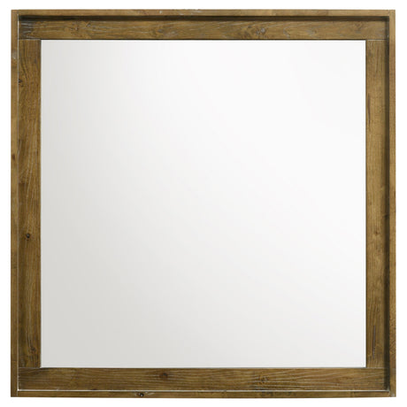 Henderson Medium Oak Dresser Mirror from Coaster - Luna Furniture