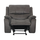 Henricus Dark Gray Glider Recliner from Furniture of America - Luna Furniture