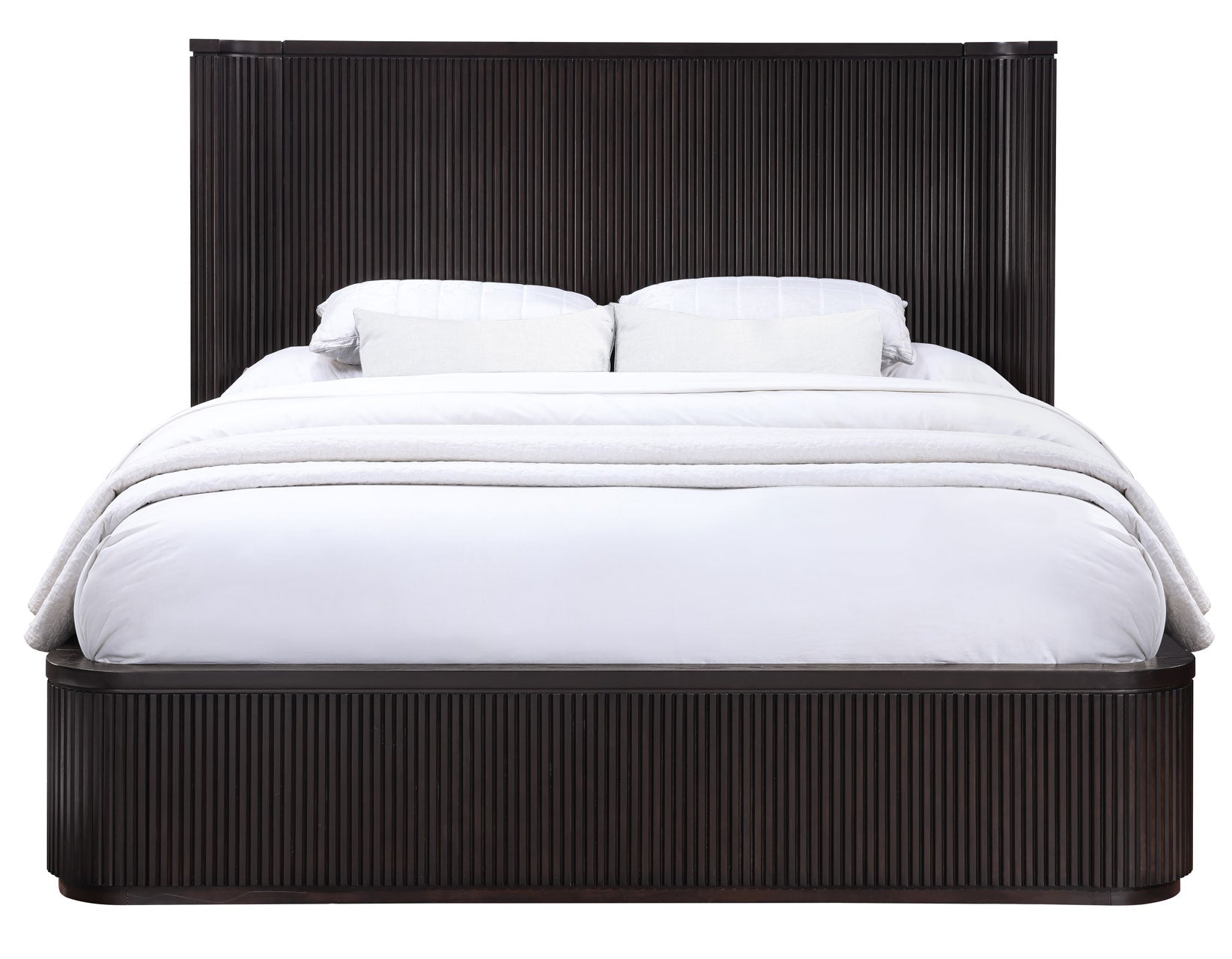 Henry Reeded Espresso Bedroom Set – Luna Furniture