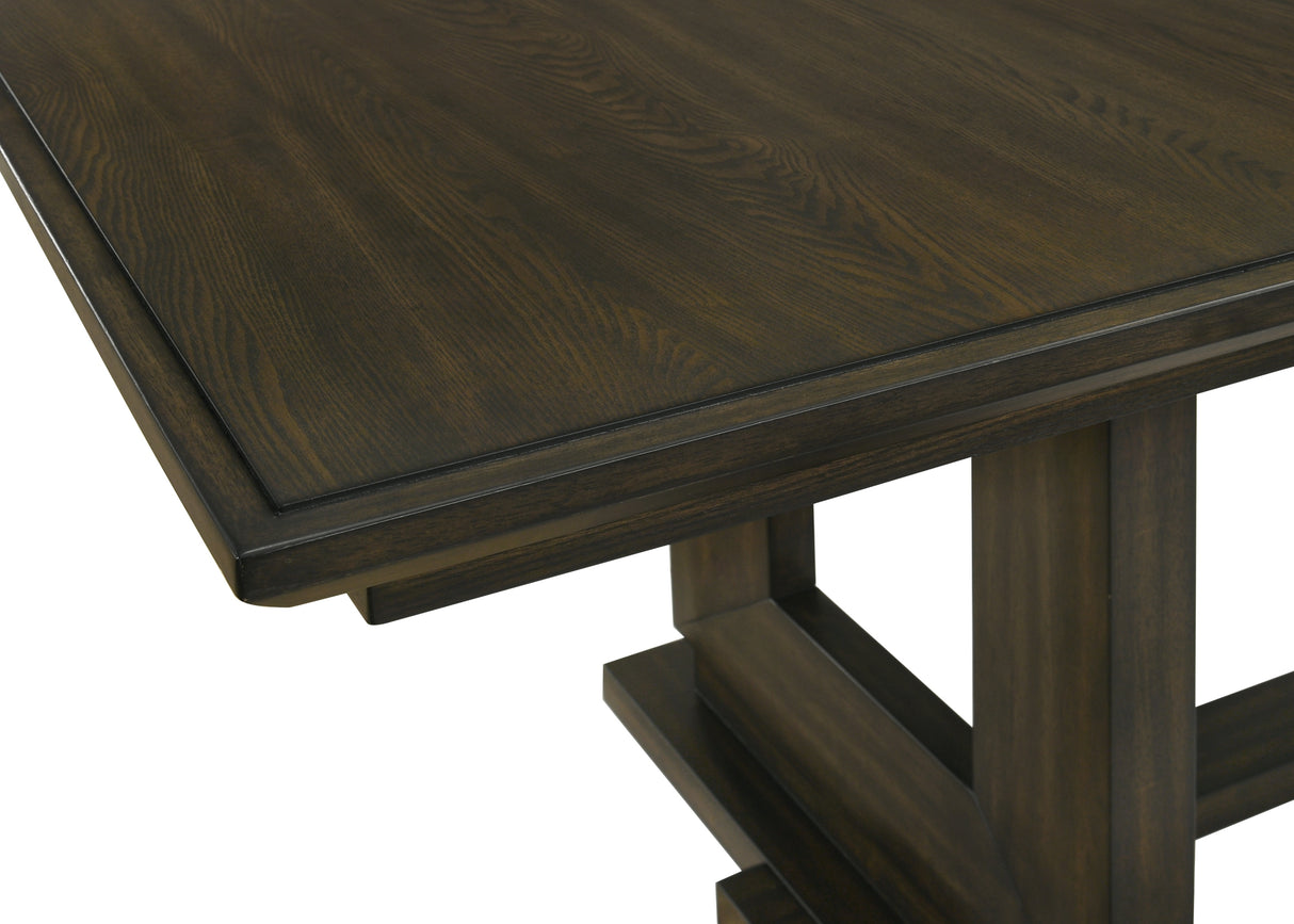 Herbert Espresso Extendable Dining Table from Crown Mark - Luna Furniture