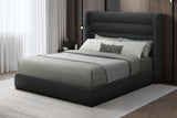 Hero Black Queen Upholstered Platform Bed with Bluetooth Speaker from Happy Homes - Luna Furniture