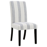 Herran Beige Upholstered Dining Side Chair, Set of 2 from Coaster - Luna Furniture
