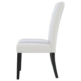 Herran Beige Upholstered Dining Side Chair, Set of 2 from Coaster - Luna Furniture