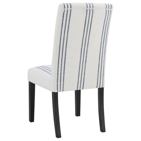 Herran Beige Upholstered Dining Side Chair, Set of 2 from Coaster - Luna Furniture