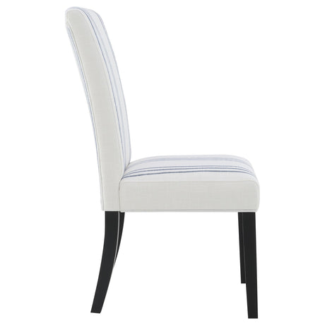 Herran Beige Upholstered Dining Side Chair, Set of 2 from Coaster - Luna Furniture