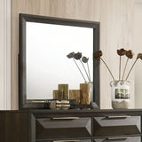 Hexham Espresso Mirror w/ Support (Mirror Only) from Furniture of America - Luna Furniture