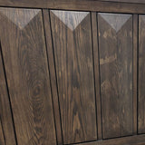 Hexham Espresso Queen Panel Bed from Furniture of America - Luna Furniture