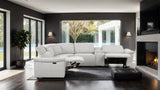 Hieronimus 2-Piece Light Gray Power Sectional from Furniture of America - Luna Furniture