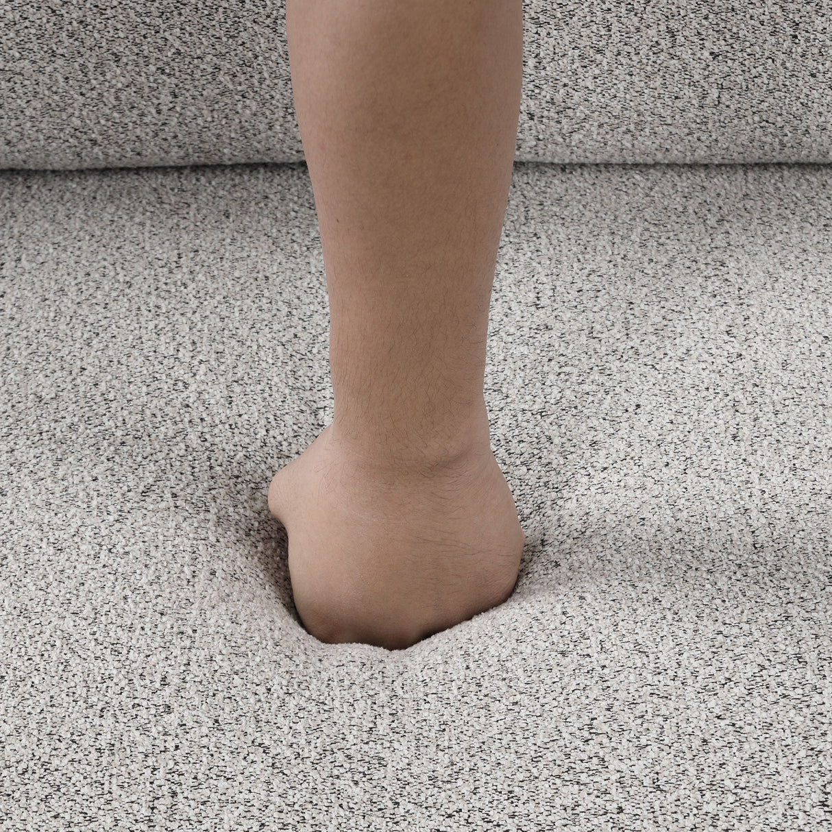 Hieronimus Light Gray Power Sectional from Furniture of America - Luna Furniture